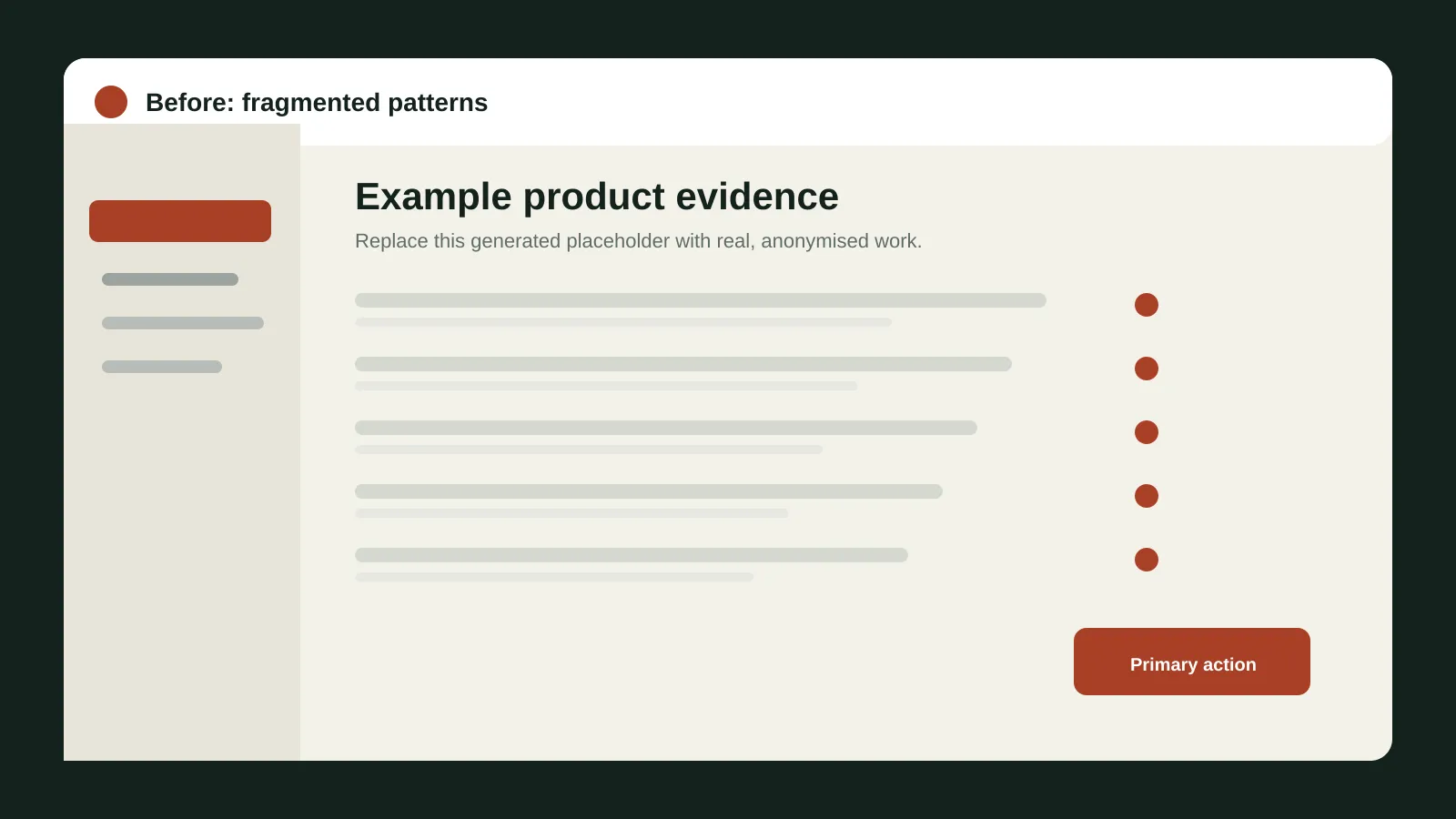 Generated placeholder representing fragmented interface patterns